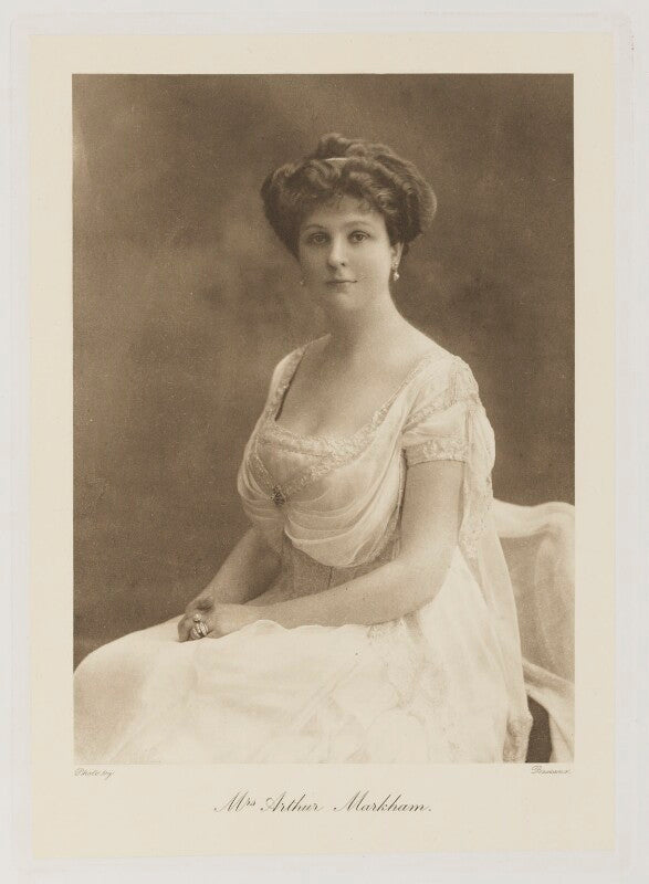 Lucy bertram (née cunningham), lady markham npg ax161366