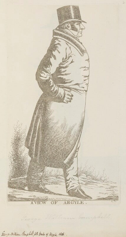 George william campbell, 6th duke of argyll ('a view of argyle') npg d13316