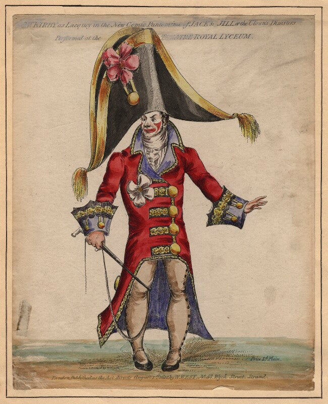 James kirby as lacquey in 'jack and jill' npg d17985