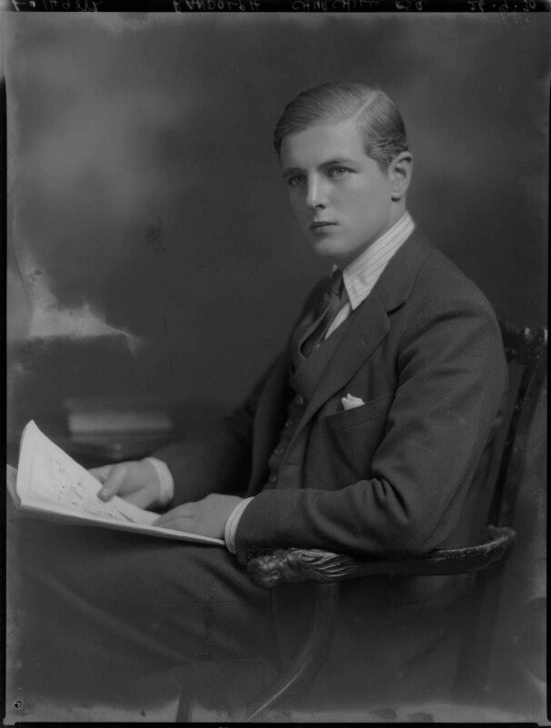 Randolph frederick edward spencer churchill npg x70658