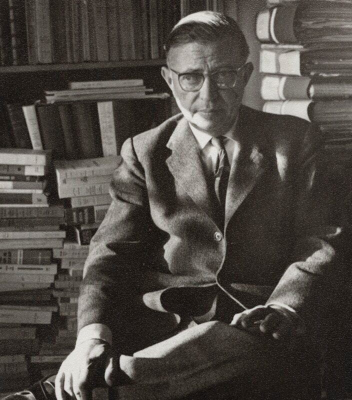 Jean paul sartre npg x132745