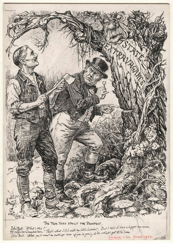 The tree that spoilt the prospect (neville chamberlain) npg d9900