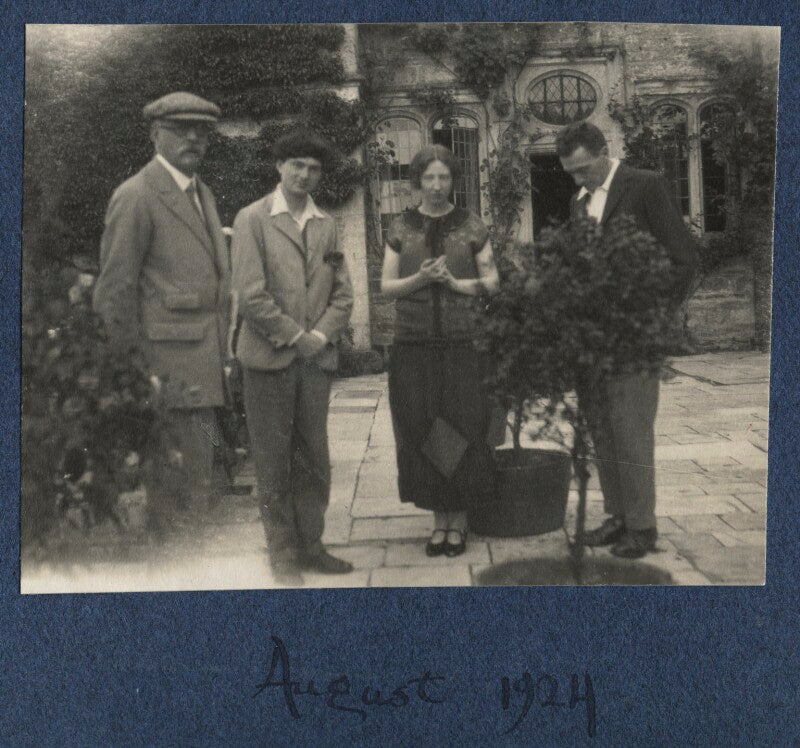 Walter taylor; mark gertler; mary smith and an unknown man npg ax141748