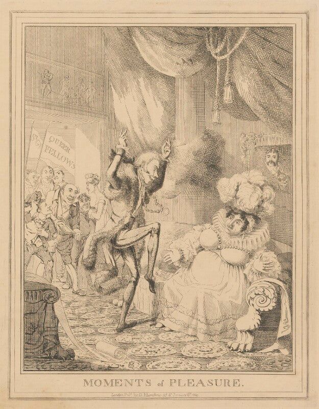 Moments of pleasure (lady anne hamilton; sir matthew wood, 1st bt; princess caroline of brunswick wolfenbüttel) npg d17917b