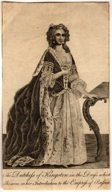 Elizabeth pierrepont (née chudleigh, later hervey), duchess of kingston npg d1104