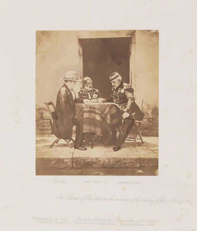 The council of war on the day of the taking of the mamelon quarries, 7 june 1855 npg p49