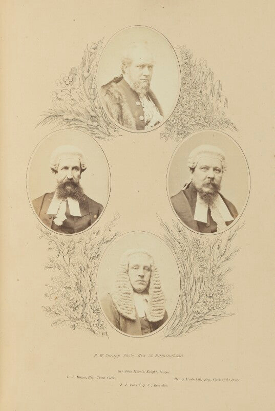 Sir john morris; edwin john hayes; henry underhill; john joseph powell npg ax137692