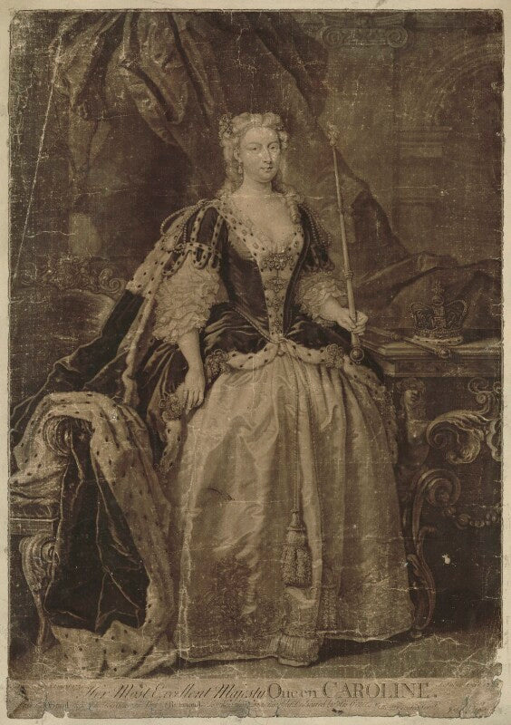 Caroline wilhelmina of brandenburg ansbach npg d32895