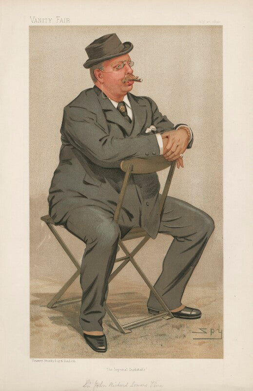 Sir john richard somers vine ('men of the day. no. 570.') npg d44657
