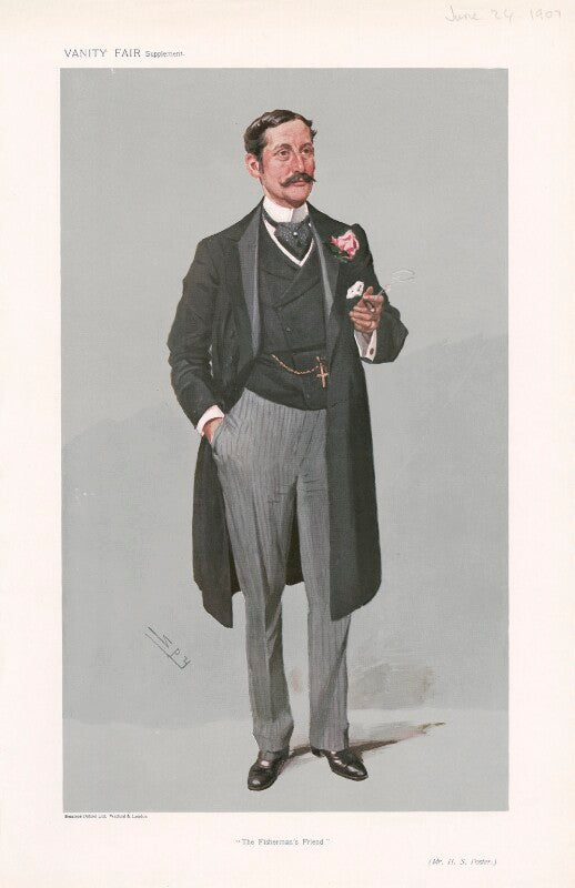 Sir harry seymour foster ('men of the day. no. 1076. "the fisherman's friend."') npg d45390