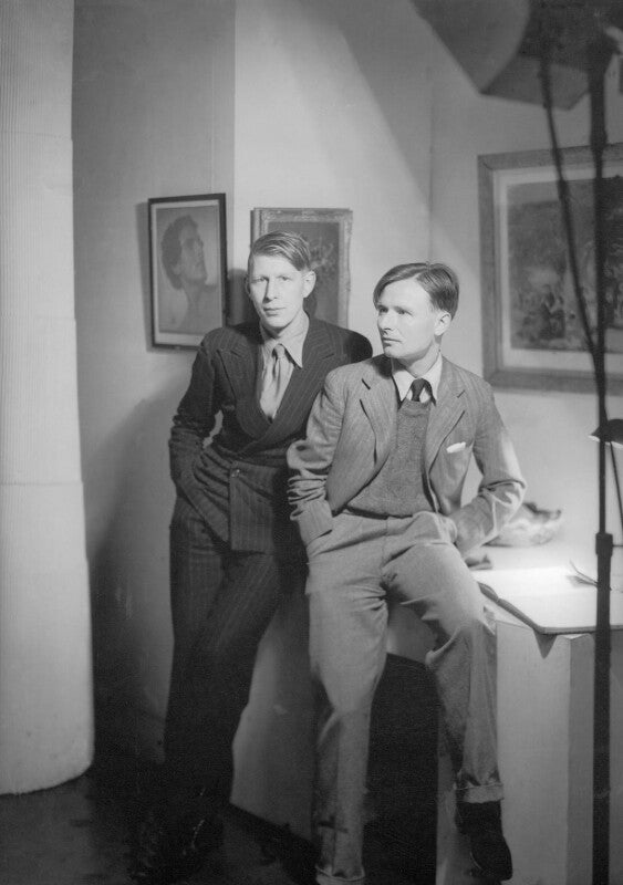 W.h. auden; christopher isherwood npg x541