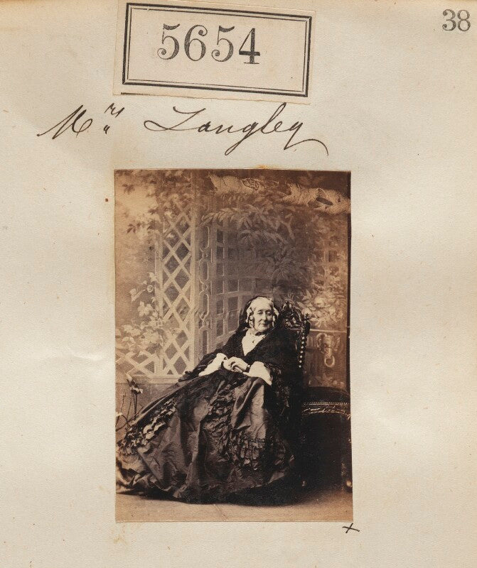 Mrs langley npg ax55609