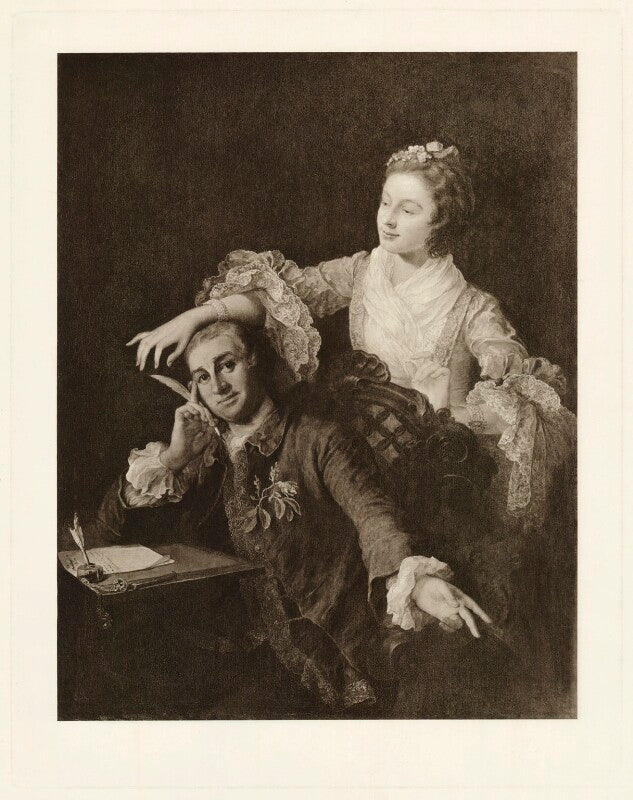 David garrick; eva maria garrick (née veigel) npg d34379