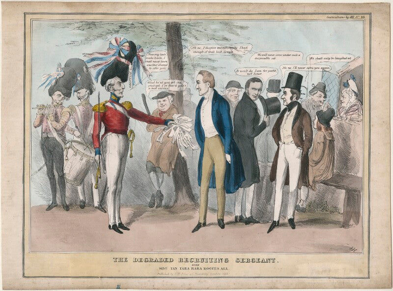 The degraded recruiting sergeant npg d48857