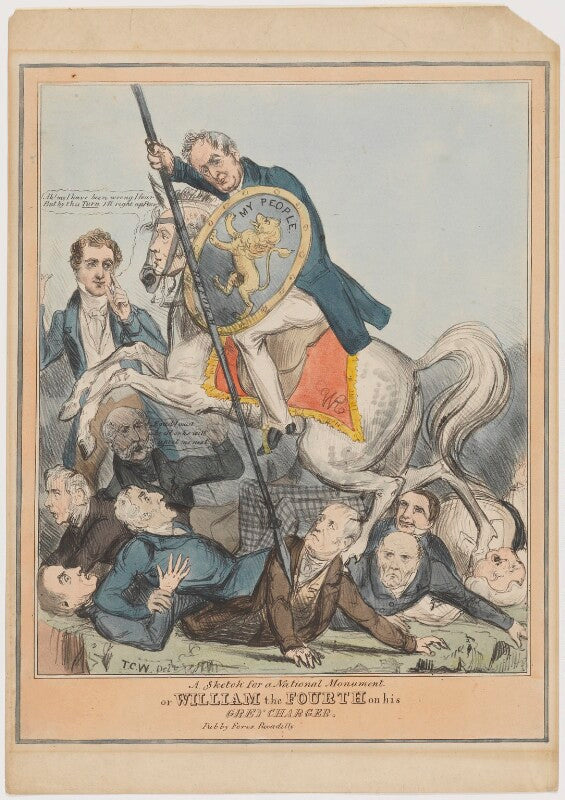 A sketch for a national monument, or william the fourth on his grey charger npg d46054