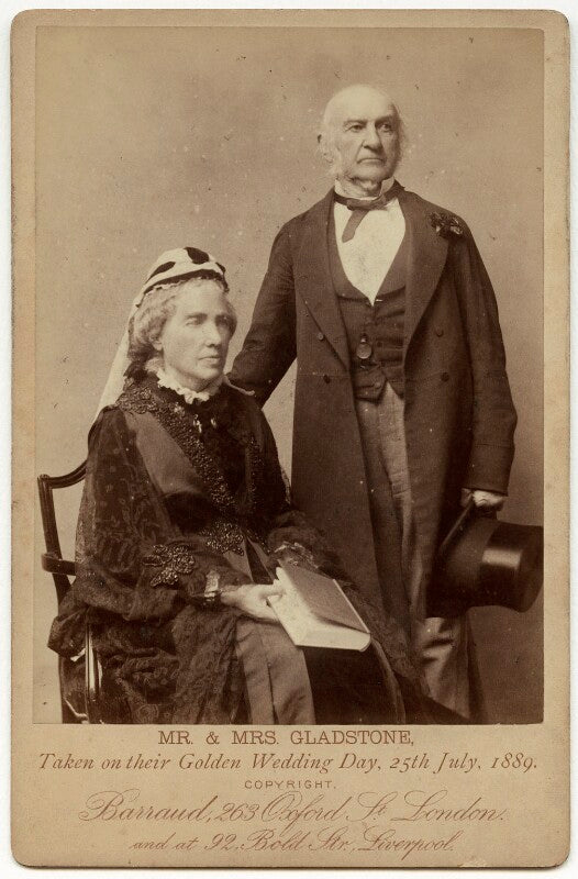 Catherine gladstone (née glynne); william ewart gladstone npg x7933