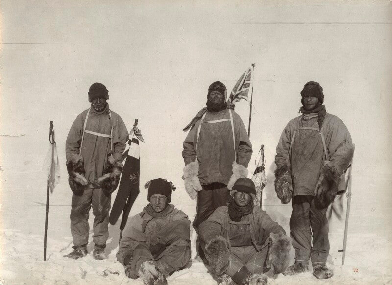 'the polar party at the south pole' (lawrence oates; birdie bowers; robert falcon scott; edward adrian wilson; edgar evans) npg x135720