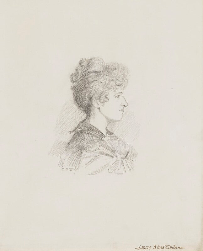 Laura theresa (née epps), lady alma tadema npg 5898