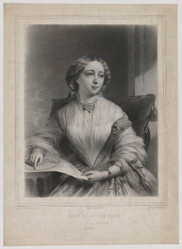 Miss blanche fane as the little treasure npg d36645