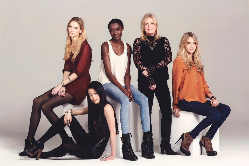 Stephanie radziwillowicz; vanessa lee; cheyenne christian; sarah doukas; cara delevingne npg x134771