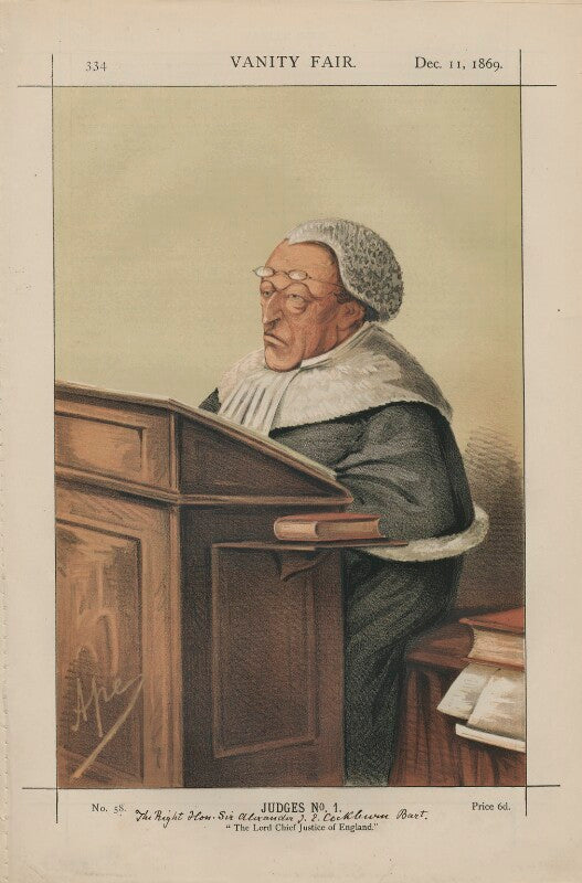 Sir alexander james edmund cockburn, 12th bt. ('judges no. 1.') npg d43409