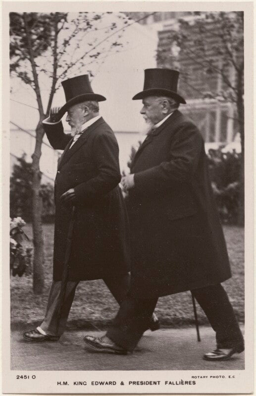 King edward vii; clément armand fallières npg x196494