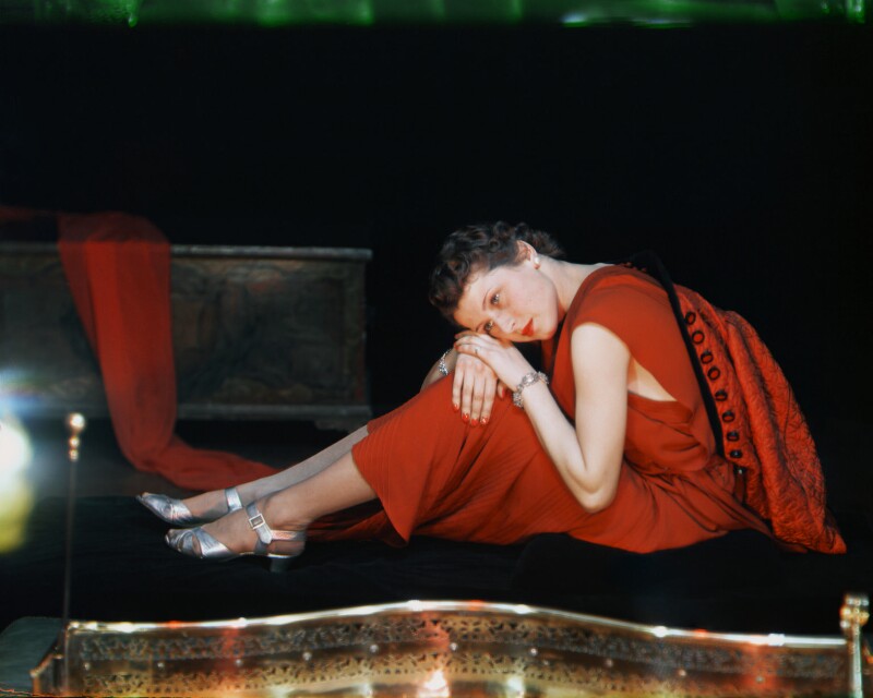 Hammond & griffiths firelight study (joan mather, later baroness shawcross) npg x220515