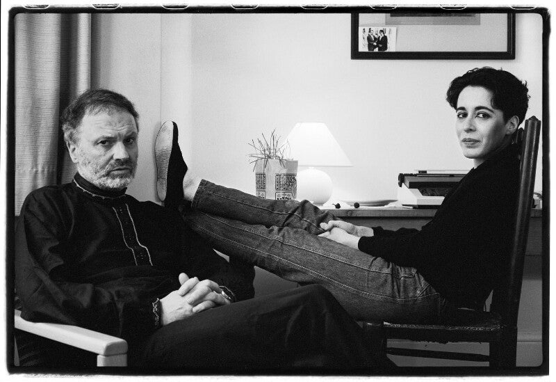 Sir geoffrey hill; alice goodman npg x133352