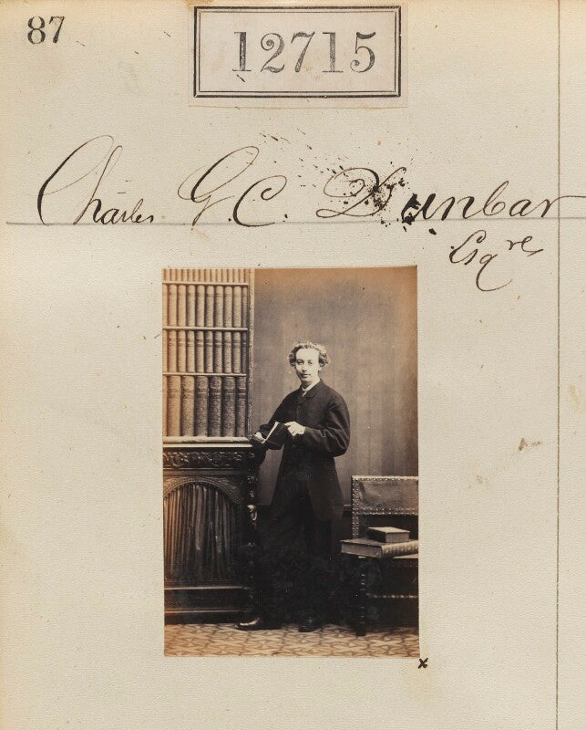 Sir charles gordon cumming dunbar, 8th bt npg ax62358