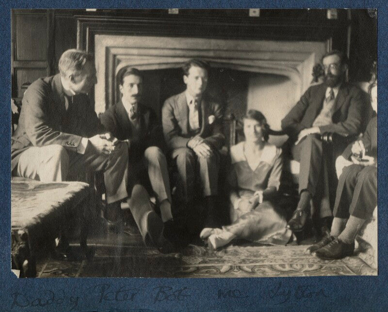 Julian with garsington visitors npg ax141546