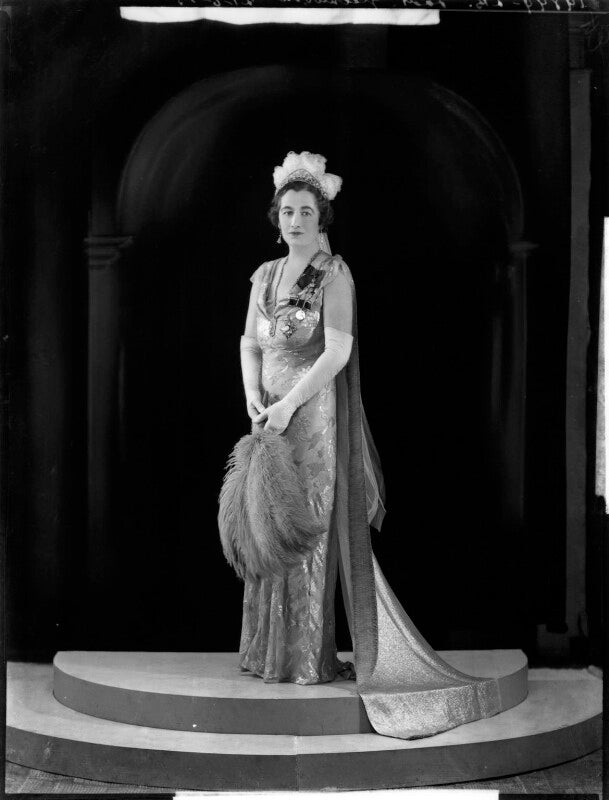 Margery greenwood (née spencer), viscountess greenwood npg x151452