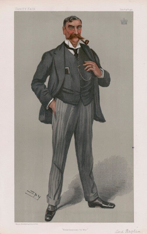 George fitz roy henry somerset, 3rd baron raglan ('statesmen. no. 731.') npg d45053