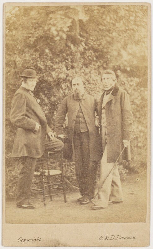 William bell scott; dante gabriel rossetti; john ruskin npg x12959