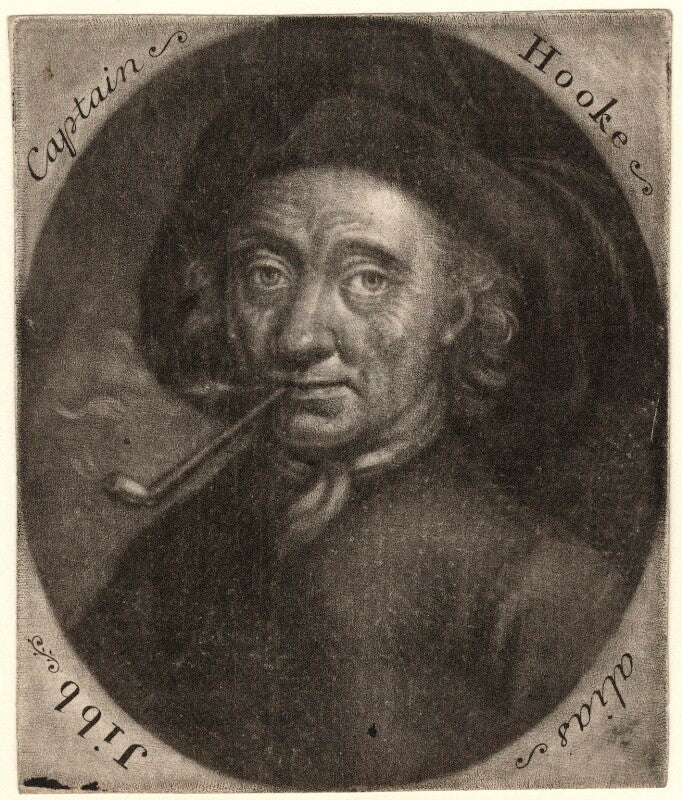 Captain hooke 'alias jibb' npg d3079