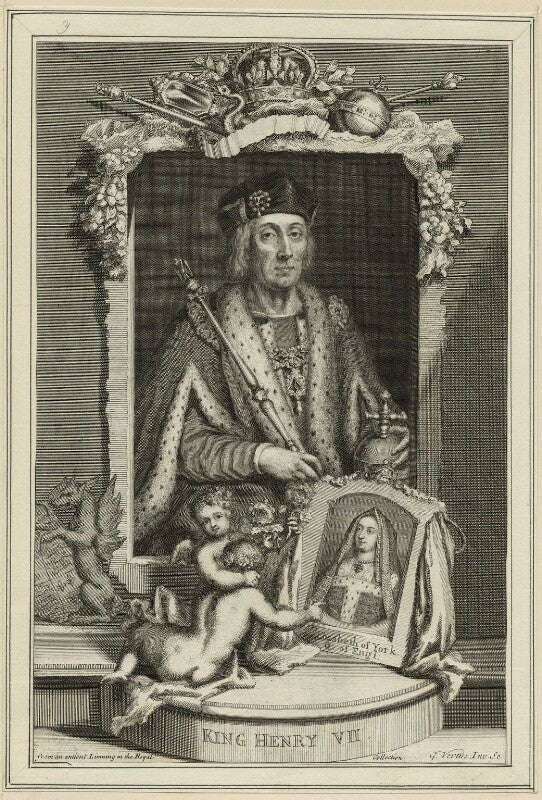 King henry vii and elizabeth of york npg d23831