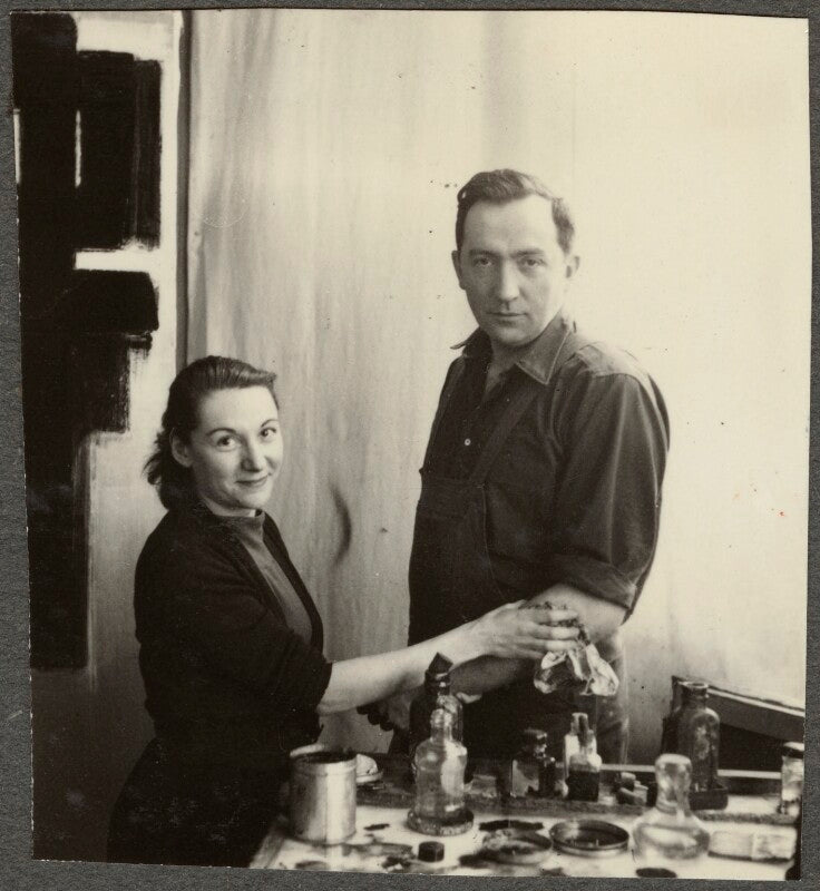 Colette llaurens; pierre soulages npg ax134248