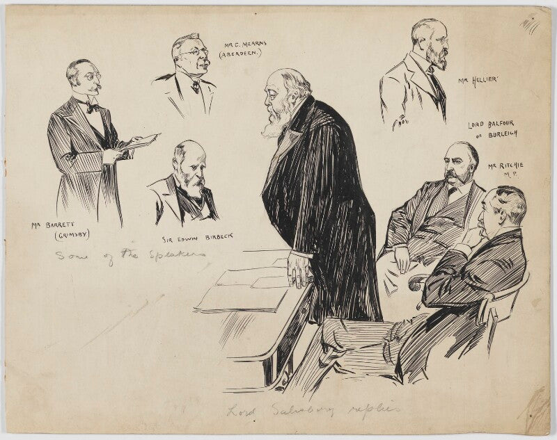 Deputation to lord salisbury npg d6599