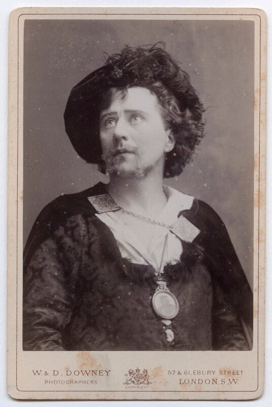 Sir herbert beerbohm tree as hamlet npg x12557