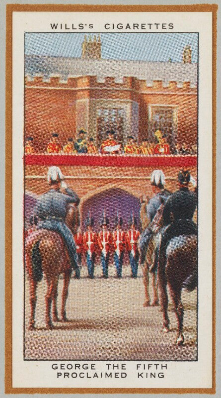 'george the fifth proclaimed king' (henry fitzalan howard, 15th duke of norfolk and others) npg d47215