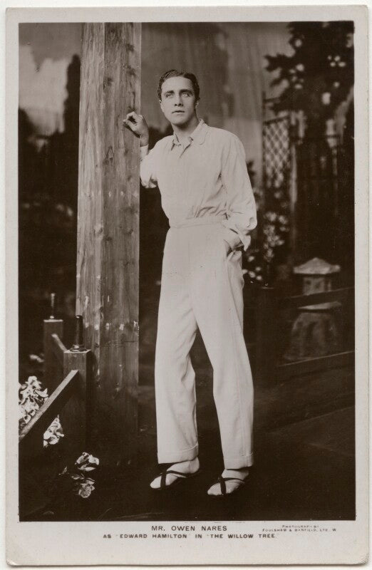 Owen ramsay nares as edward hamilton in 'the willow tree' npg x139713