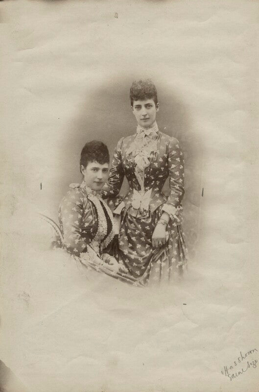 Maria feodorovna, empress of russia (princess dagmar); queen alexandra npg x8006