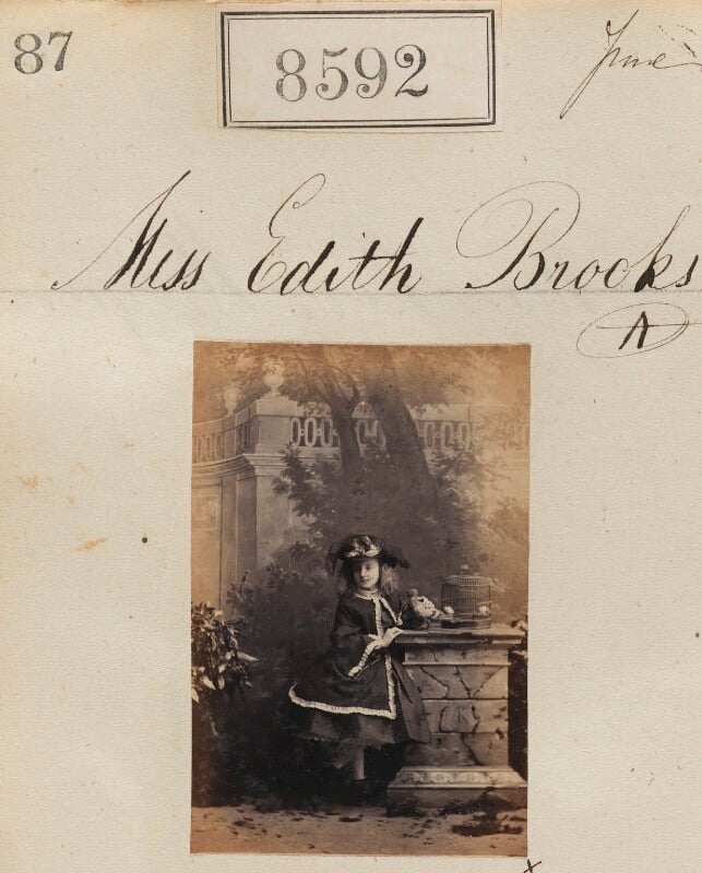 Lady edith tillard (formerly cecil, née brooks) ('miss edith brooks') npg ax58415