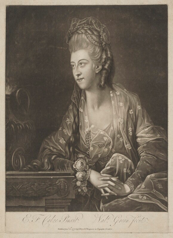 Mary (née roche), baroness nolcken when mrs le maistre npg d38980