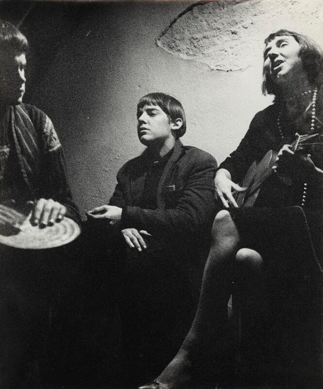 Long john baldry; hylda sims and an unknown sitter npg x133218