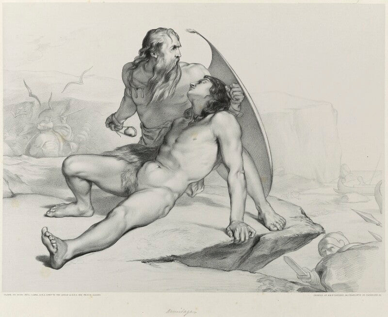 Biblical or mythological scene npg d22002