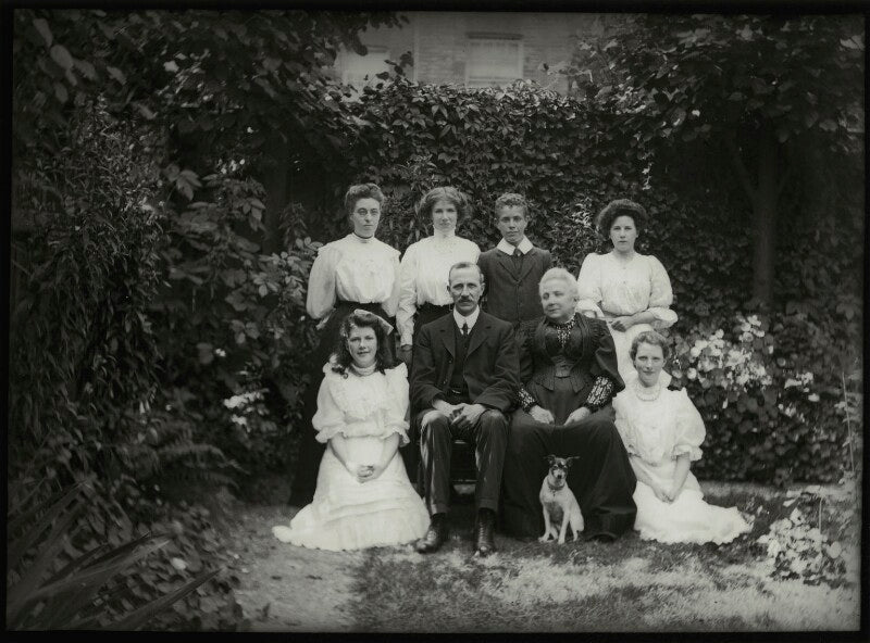 Albert edward broom and family npg x131438