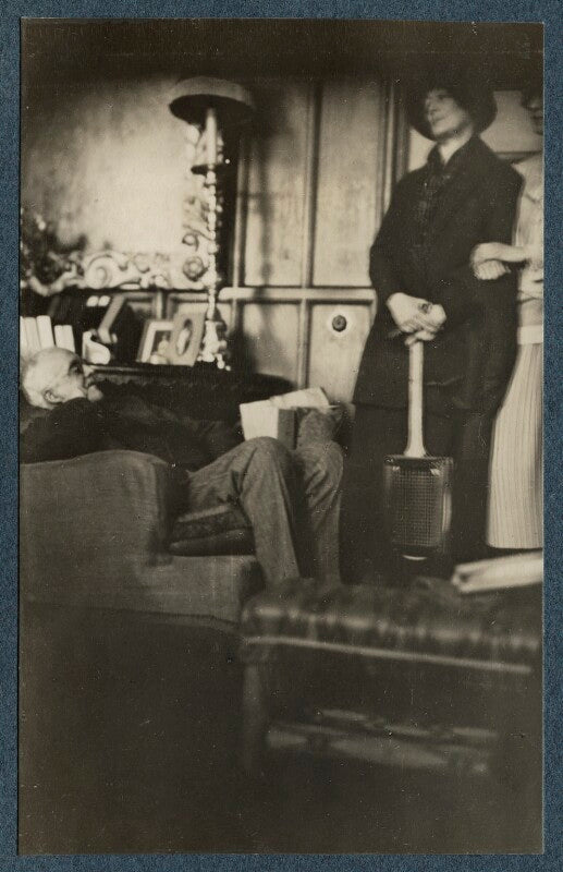 Arthur james balfour, 1st earl of balfour; ethel anne priscilla ('ettie') grenfell (née fane), lady desborough npg ax142333