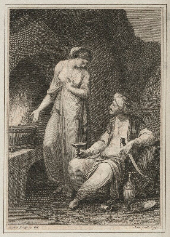 Subject from the arabian nights? npg d21654