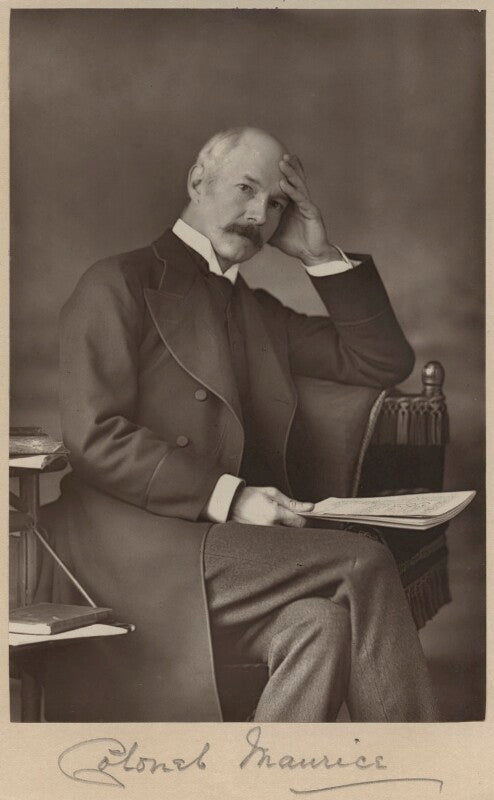 Sir john frederick maurice npg x21272