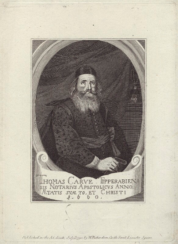 Thomas carve (carue, carew) npg d29789